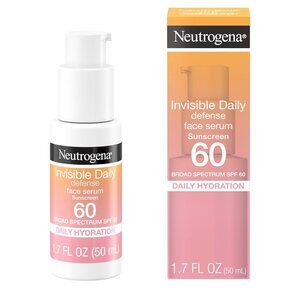 Neutrogena Invisible Daily Defense Broad Spectrum SPF 60 Antioxidants Skin Glow